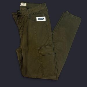 Old Navy Women's Olive Skinny Jeans